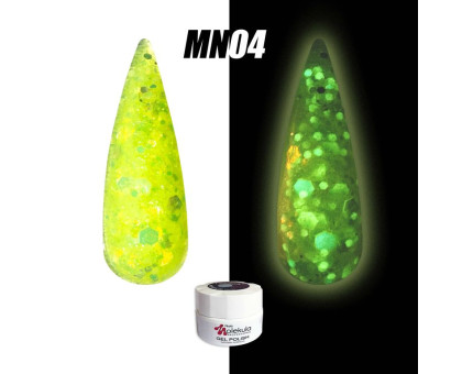 Гель флуоресцентний Molekula Magic Night 5 мл № MN04 світиться вночі
