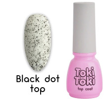 Топ з декором Toki-Toki Black Dot Top 05 мл чорні крихти