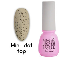 Топ з декором Toki-Toki Mini Dot Top 05 мл чорні крихти