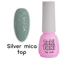 Топ з декором Toki-Toki Silver Mica Top 05 мл срібна поталь