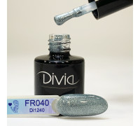 Гель-лак Divia Frozen № 040 світловідбиваюча кішка