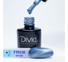 Гель-лак Divia Frozen № 038 світловідбиваюча кішка