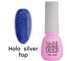 Топ з декором Toki-Toki Holo Silver Top 05 мл голографічний