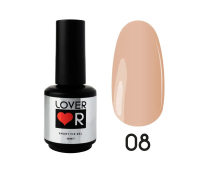 Рідкий гель Lover Smart Fix Gel 15 мл № 008 з пензликом