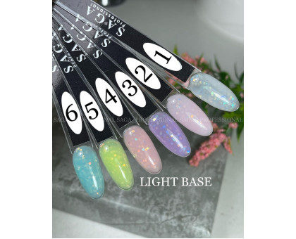 База з декором Saga Light Base 9 мл № 005