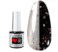 Топ з декором Lover Leaf No Wipe Top 09 мл № 002 золота поталь