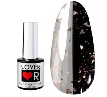 Топ з декором Lover Leaf No Wipe Top 09 мл № 002 золота поталь
