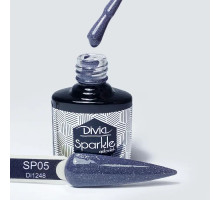 Гель-лак Divia Sparkle № 005 світловідбиваючий