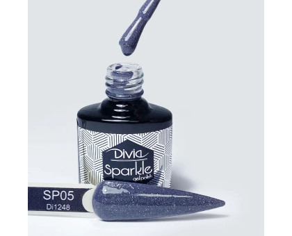 Гель-лак Divia Sparkle № 005 світловідбиваючий