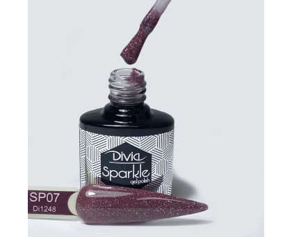 Гель-лак Divia Sparkle № 007 світловідбиваючий