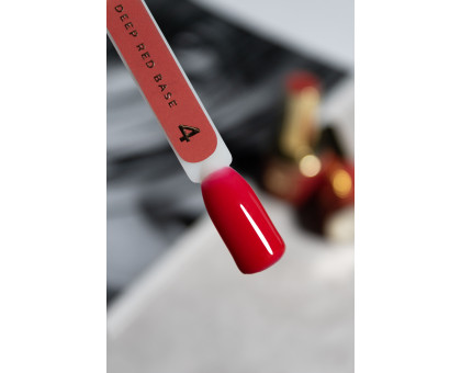 База кольорова Lover Deep Red Base 09 мл № 004