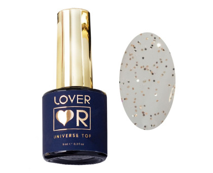 Топ з декором Lover Universe Top 09 мл № 001 золоті крихти