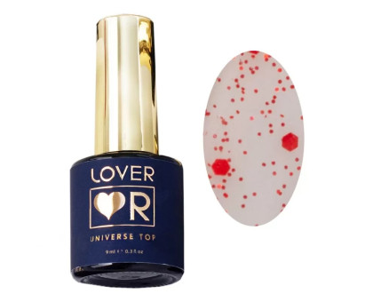 Топ з декором Lover Universe Top 09 мл № 003 червоні крихти