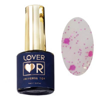 Топ з декором Lover Universe Top 09 мл № 004 фіолетові крихти