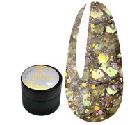 Гель з декором Saga Galaxy Glitter Gel 8 мл № 016