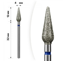 Фреза алмазна А B266-040 синя
