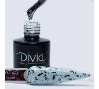 Топ з декором Divia Di1061 Art AT № 045 08 мл чорно-білі пластівці