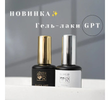Гель-лак Lover GPT Black 15 мл чорний