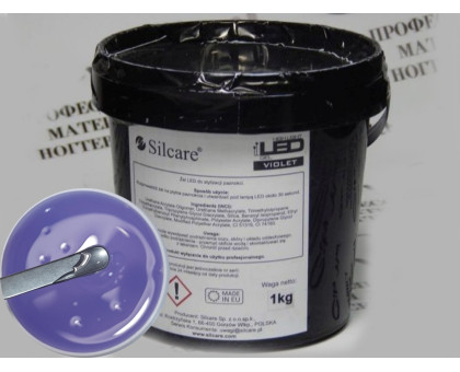 Гель прозорий Silcare Violet 1 кг