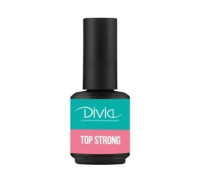 Топ глянцевий Divia Di1071 Top Strong 15 мл без липкого шару