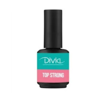 Топ глянцевий Divia Di1071 Top Strong 15 мл без липкого шару