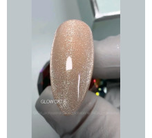 Гель-лак Saga Glow Cat 9 мл № 006 кришталева кішка
