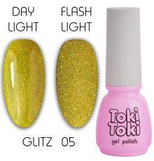 Гель-лак Toki-Toki Glitz № 005 світловідбиваючий