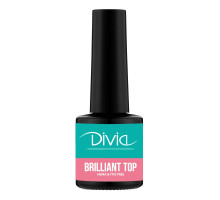 Топ глянцевий Divia Di1080 Top Brilliant 08 мл без липкого шару
