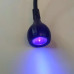 Лампа-ліхтарик Тюльпан чорна 3W USB з прищіпкою та гнучкою ніжкою