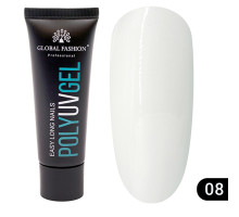 Полігель Global Polygel 30 мл № 008 білий