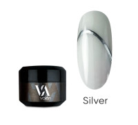 Гель-фарба Valeri Metal Gel 5 мл металік срібна