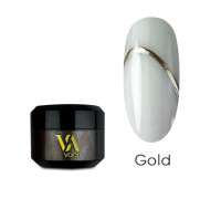 Гель-фарба Valeri Metal Gel 5 мл металік золото