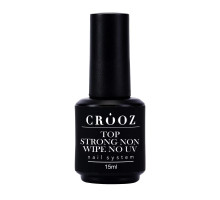 Топ глянцевий Crooz Strong  No UV 15 мл без липкого шару