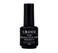 Топ глянцевий Crooz Strong  with UV 15 мл без липкого шару