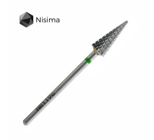 Фреза твердосплав Nisima Hr119 C конус зел.остр.срез для швидкого зняття