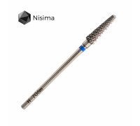 Фреза твердосплав Nisima H_706 m конус синий узкий