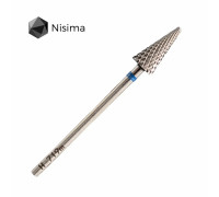 Фреза твердосплав Nisima H_719m конус синий остр.срез