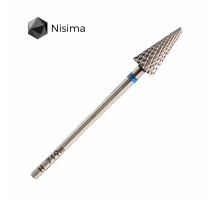 Фреза твердосплав Nisima H_719m конус синий остр.срез