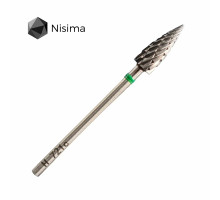 Фреза твердосплав Nisima H_721 C зеленая кукуруза острая