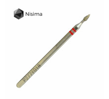 Фреза алмаз.Nisima P277 f 018 пика червона