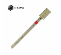 Фреза алмаз.Nisima P840 f 050 цилиндр червона (804)