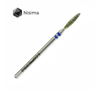 Фреза алмаз.Nisima P863 m 021 пламя 10мм туп.синее