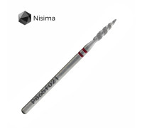 Фреза алмаз.Nisima P865 f 021 торнадо пламя червона