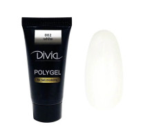 Полігель Divia Di908 Polygel 30 мл № 002 білий