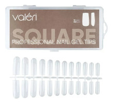 Гелеві тіпси для нарощування Valeri 240 шт Square