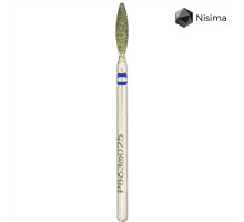 Фреза алмаз.Nisima P863 m 025 пламя 10мм туп.синее