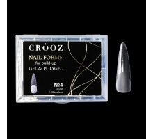 Багаторазові верхні форми Crooz №4 120шт Stylet Стилет-овал- мигдаль