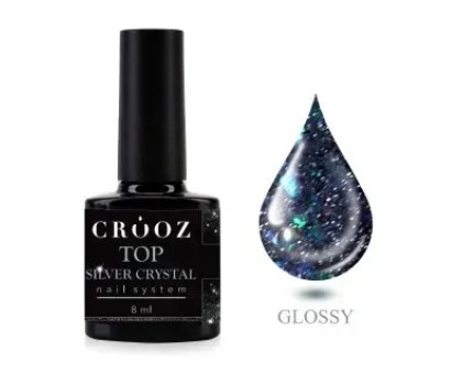 Топ світловідбиваючий Crooz Silver Crystal 8 мл