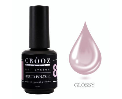 Liquid Crooz №008 15 мл рожево-бежевий