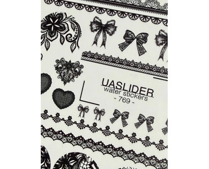 Слайдер UAslider 769 кружева чорні